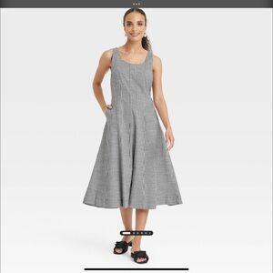 Women’s corset midi A line dress